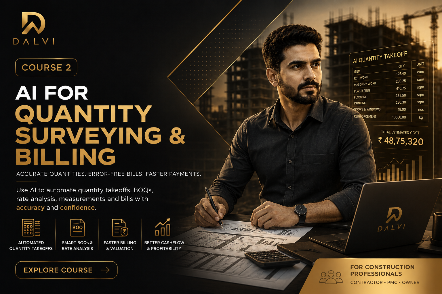 AI for Quantity Surveying & Billing